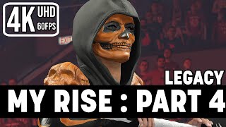 WWE 2K23 MY RISE LEGACY PS5 PART 4  DROPPED THE BAGGAGE Ms Trophy [upl. by Ahtebat]