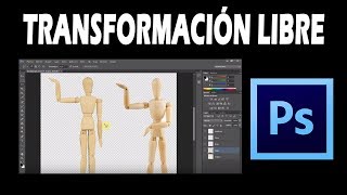 Transformación Libre en Photoshop [upl. by Genesa427]