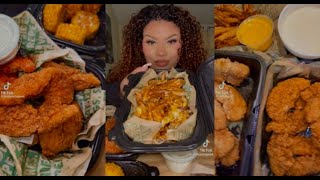 wingstop mukbang compilation  pt25 [upl. by Lamb149]