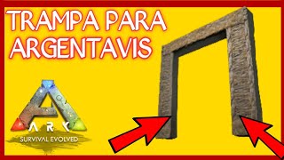 🛑Como HACER una TRAMPA para ARGENTAVIS EN 2 MINUTOS ARK Survival Evolved🛑Como DOMESTICAR ARGENTAVIS🛑 [upl. by Berkie406]