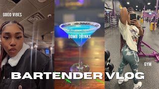 BARTENDER VLOG a weekend in my life as a bartender [upl. by Srednas192]