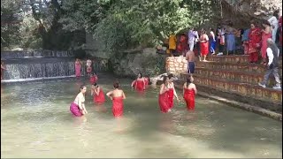 Sali Nadi Mela  Hindu Women Holy Bath  Open Holy Bath In Sali Nadi Nepal [upl. by Forlini]