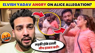 OMG🤯 Elvish Yadav ANGRY Reaction On Alice Big Allegation  Rajat Dalal amp Alice  Rajat Dalal Fight [upl. by Siwel]