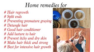 Home remedies for hair regrowthHow to stop baldness बालो की रिग्रोथ कर के गंजेपन को रोकने के उपाय [upl. by Lavery183]