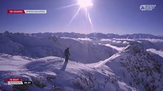 Aymar Navarro Freeride World Tour Baqueira 2023 [upl. by Cass]