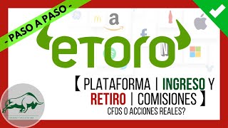 ✔️ ETORO Como Funciona 2021 ❓ INVERTIR en Acciones 🇺🇸  ETFs  Comisiones ❓【 INGRESO y RETIRO 】💸 [upl. by Eiramoj84]