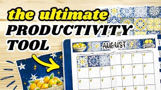 PLAN WITH ME 🍋  LemonThemed August 2024 Bullet Journal Setup [upl. by Scoville]