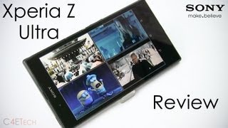 Sony Xperia Z Ultra Review 64quot 1080P TriluminosSnapdragon 80065mm [upl. by Crary]