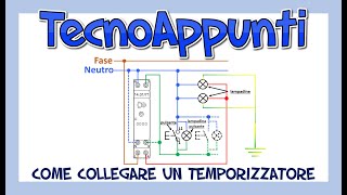 come collegare un temporizzatore [upl. by Lemal]