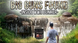 BIG GUNS found in abandoned WWII bunker [upl. by Leirrad]