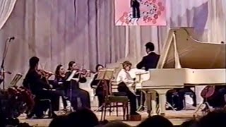 Shishkin Dmitry  6 years1999 Bach Concerto g moll [upl. by Euqnimod993]