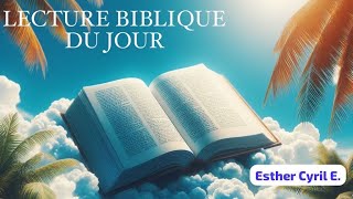 Lecture biblique audio du jour 15 Aout 2024 Galates 4 1 à 14 [upl. by Eloken632]