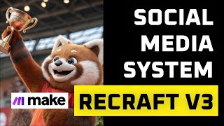 Steal this Recraft V3 AI Social Media System [upl. by Merlina]