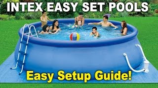 Easy Guide to Setting Up An Intex Easy Set Pool [upl. by Rhyne]