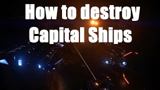 Elite Dangerous  How to Destroy Capital Ships [upl. by Ticknor]