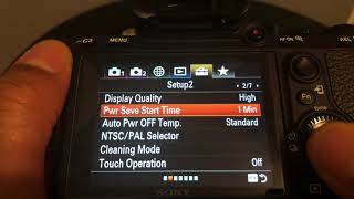 Sony A7riii and A7iii  POWER SAVE MODE [upl. by Broeder]