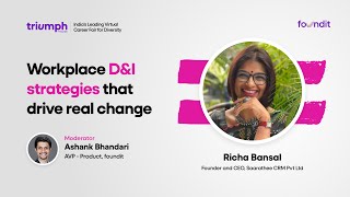 Workplace DampI strategies that drive real change with Richa Bansal and Ashank Bhandari [upl. by Redla]