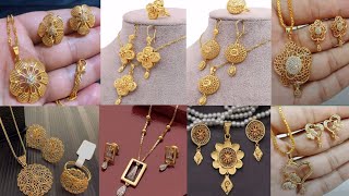 Gold pendant design with price and weightgold pendant set designNew latest gold pendant [upl. by Aicert]