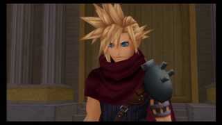 Sora vs Cloud  Kingdom Hearts 15 HD [upl. by Ahsenom]