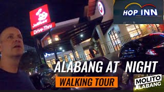 Hop Inn Hotel and Night Walking Tour Through MadrigalMolito Alabang Muntinlupa City Philippines [upl. by Ssecnirp]