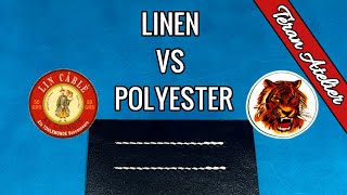 LINEN vs Polyester Threads for Stitching Leather [upl. by O'Connell]