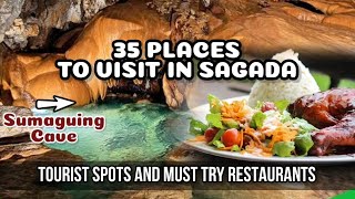 ALL 35 SAGADA TOURIST SPOTS 2024  MUST TRY RESTAURANTS IN SAGADA  Places to visit in Sagada [upl. by Hephzipah]