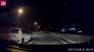 Myvi top speed 260kmj lost control [upl. by Gilcrest387]