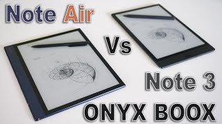 ONYX BOOX Note Air vs Note 3 featuring Remarkable 2 [upl. by Gardal]