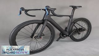 2024 Newest Style TTX42 Bicycle Full bike Carbon Road cycle With WheelTop Review [upl. by Yeslah]