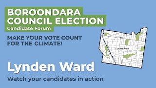 Lynden Ward  Boroondara Candidates Forum 2024 [upl. by Sirk562]