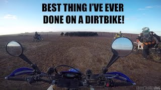 BEST THING IVE EVER DONE ON A DIRTBIKE  Googs Track Desert Adventure WR250R  Part 9 [upl. by Iadahs582]