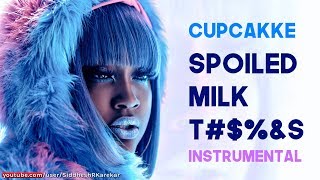 Cupcakke  Spoiled Milk Instrumental with Lyrics [upl. by Nwahsar157]