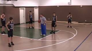 Youth Basketball Zone Defense 32 Zone [upl. by Etneciv79]