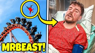 MrBeast fell off the roller coaster then ENDS BADLY [upl. by Ilzel]