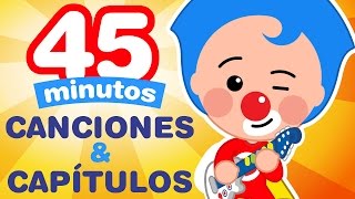 45 Minutos de Capitulos y Canciones Infantiles ♫ Dibujos Animados ♫ Plim Plim [upl. by Ayotel]