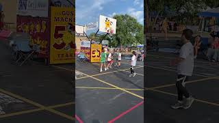 Milo Gus Macker Basketball Spin Fake Scores [upl. by Ellertal]