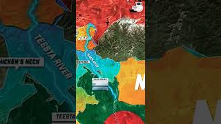 Teesta River Project  India China and Bangladesh geography currentaffairs [upl. by Vokay]