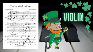 Thats An Isrish Lullaby for Violin [upl. by Crespo348]