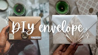 DIY envelope  Vintage themed envelope  Easy DIY [upl. by Dogs]