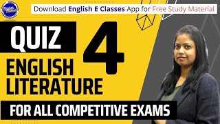 Shakespeare Quiz 04  TGT PGT English Exam  Practice Questions by Ruchi Mam  English E Classes [upl. by Danna]