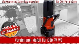 Vorstellung Mafell FM 1000 PVWS CNCFräsmotor [upl. by Joellyn]