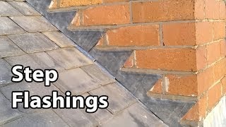 How to fit simple Step Flashing  Step flashings for Slates and overlapping Tiles [upl. by Treva]