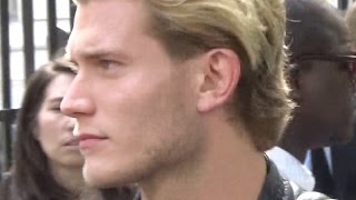 Loris KARIUS  Liverpool Football  Paris 25 june 2016 Fashion Week show Balmain  juin [upl. by Yart]