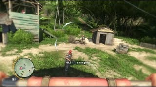 Glider Parachute and Zipline Takedowns in Far Cry 3 [upl. by Abehshtab]