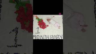 1 month baby celebration 💐 ytshorts hindisong bollwoodsongs cutebaby viralvideo [upl. by Hamrnand]