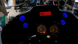 2009 Harley Road Glide Cluster Panel Light Replacement  Incandescent To LED [upl. by Halla172]