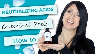 Neutralizing Chemical Peels  TCA  Hydroxy Acids [upl. by Hermes921]