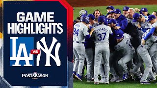 Dodgers vs Yankees World Series Game 5 Highlights 103024  MLB Highlights [upl. by Sharma]