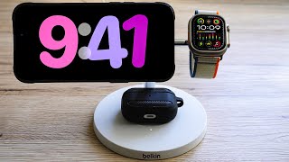 Belkin MagSafe 3 In 1 Wireless Charger Review Fastest Wireless Charging [upl. by Ivel]