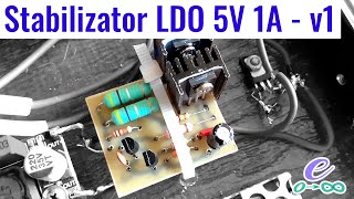 Stabilizator LDO 5V 1A  v1 [upl. by Anavi]